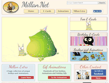 Tablet Screenshot of millan.net
